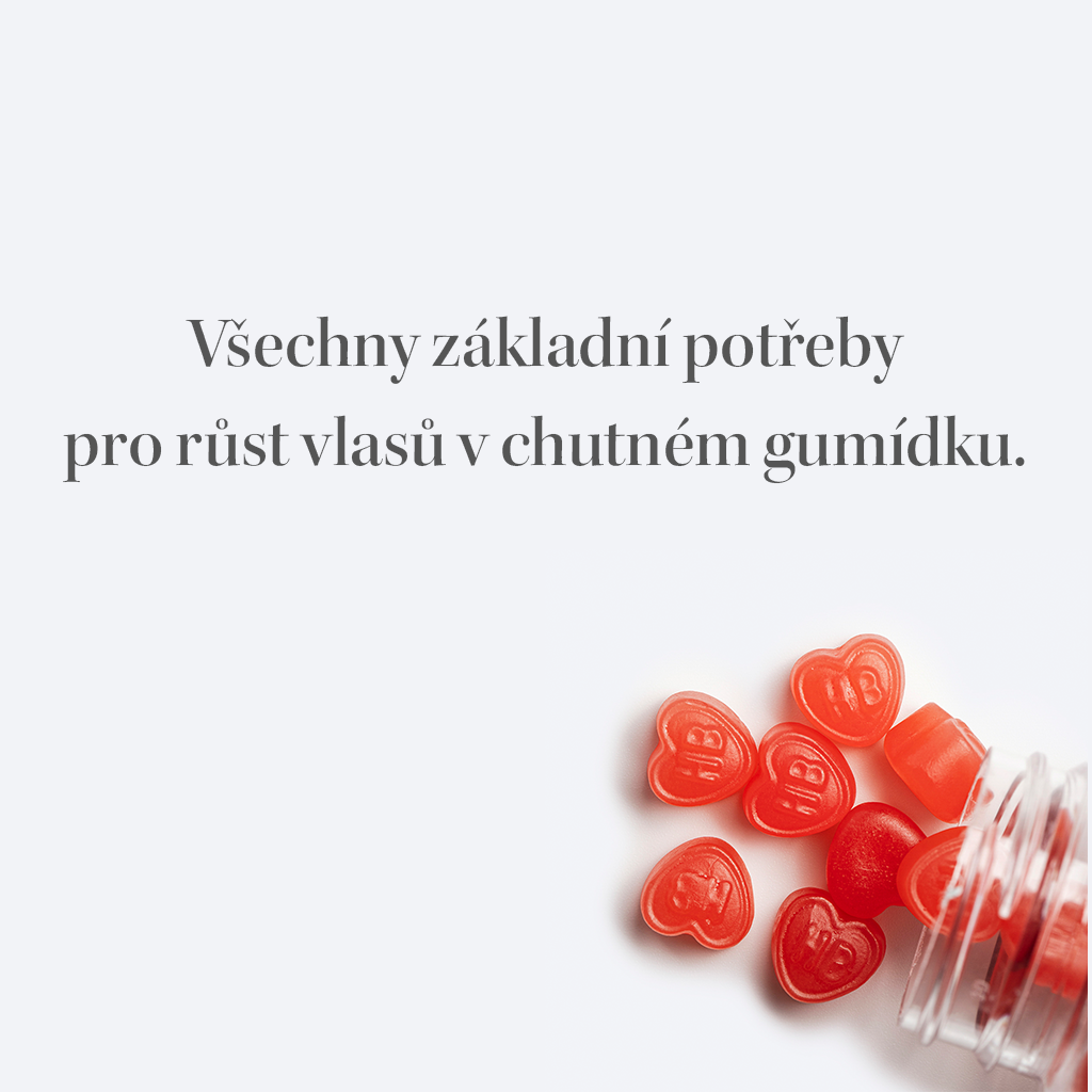 Žvýkací vitamíny na vlasy - 3měsíční zásoba