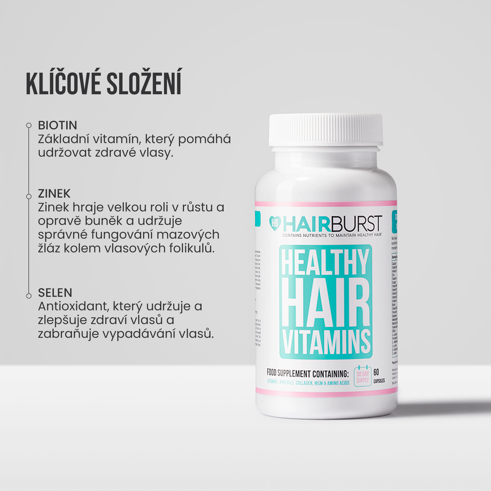 Vitamíny na zdravé vlasy 1MS
