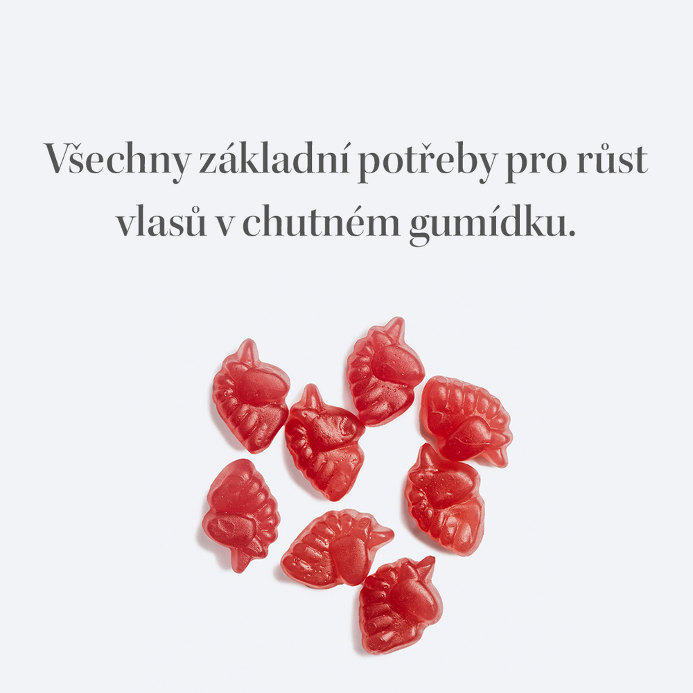 Vegánske vitamíny na vlasy - 3měsíční zásoba