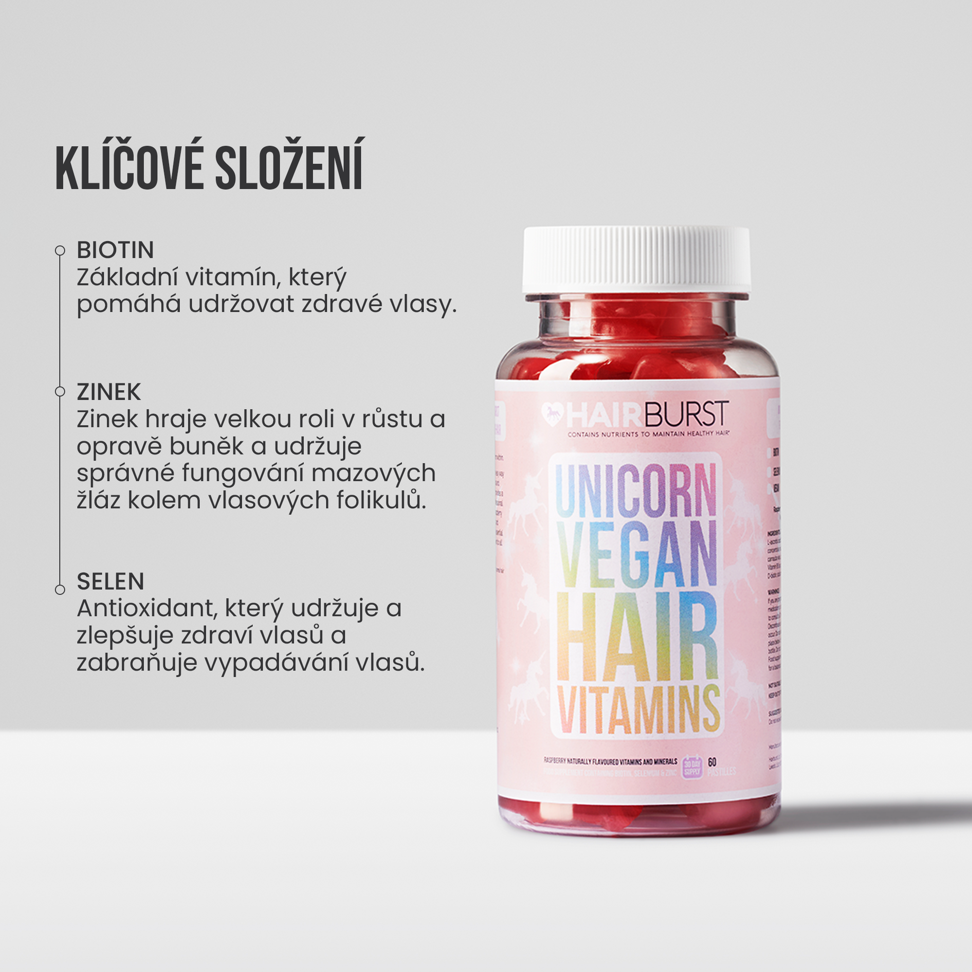 Vegánske vitamíny na vlasy 1MS